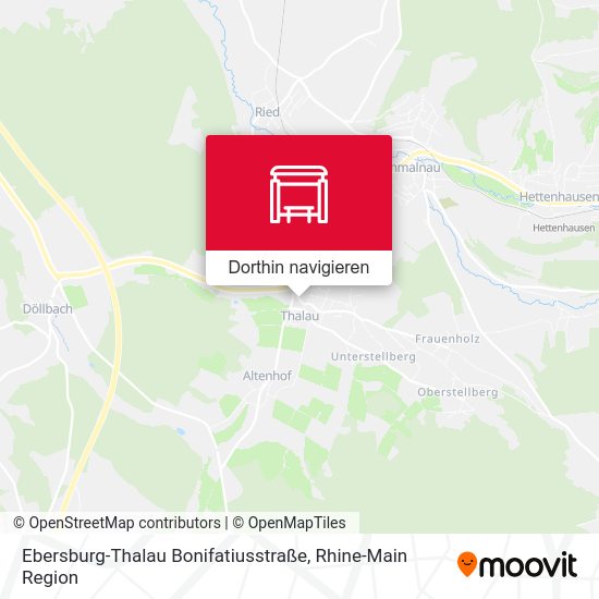 Ebersburg-Thalau Bonifatiusstraße Karte