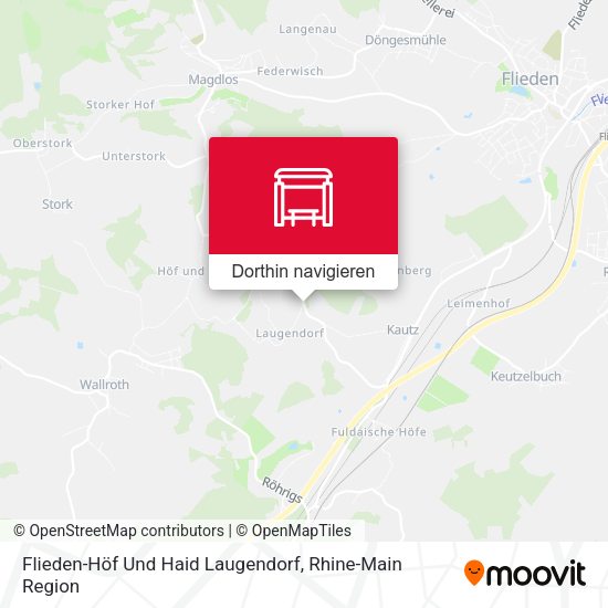 Flieden-Höf Und Haid Laugendorf Karte