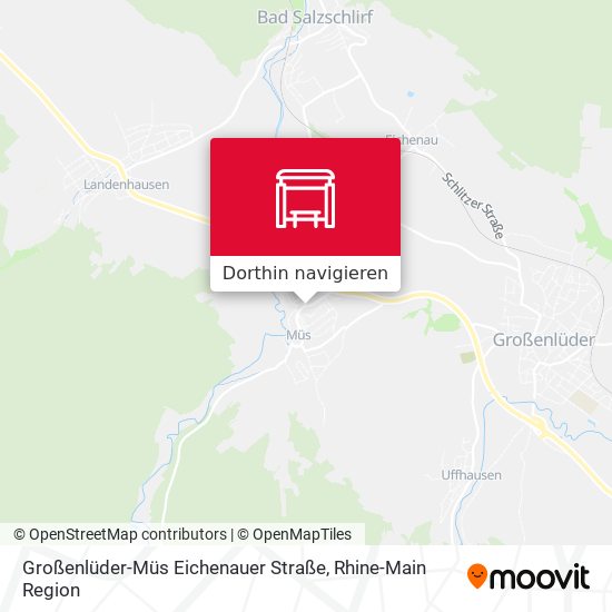 Großenlüder-Müs Eichenauer Straße Karte