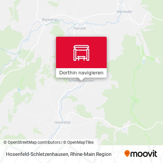Hosenfeld-Schletzenhausen Karte