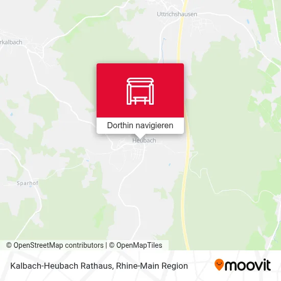 Kalbach-Heubach Rathaus Karte