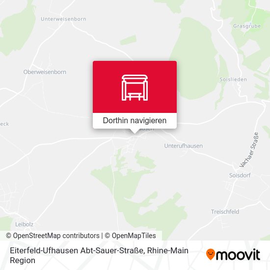 Eiterfeld-Ufhausen Abt-Sauer-Straße Karte