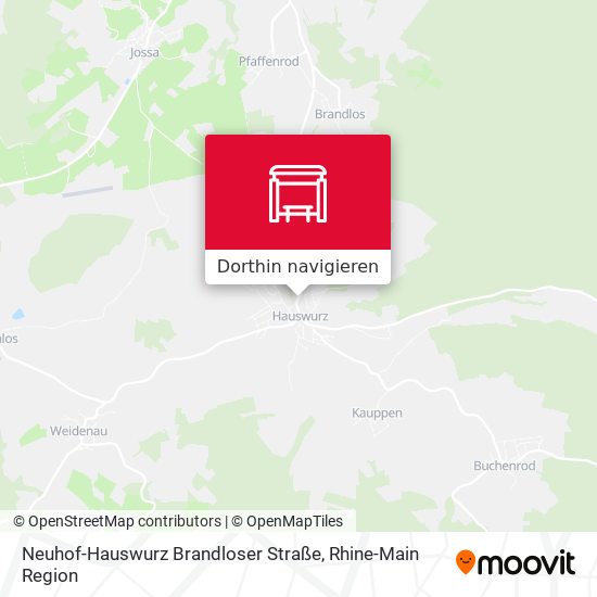 Neuhof-Hauswurz Brandloser Straße Karte