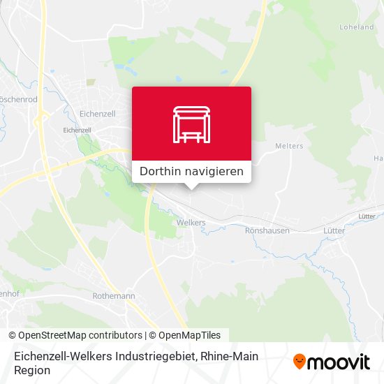 Eichenzell-Welkers Industriegebiet Karte