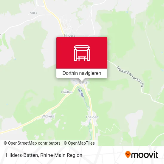 Hilders-Batten Karte