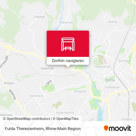 Fulda Theresienheim Karte