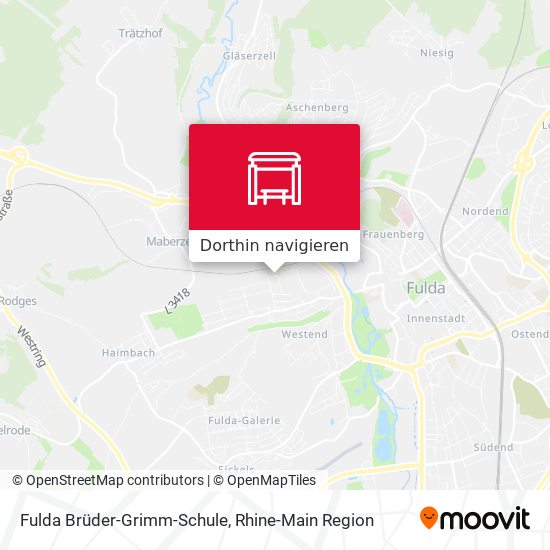Fulda Brüder-Grimm-Schule Karte