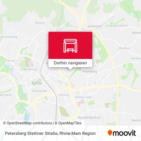 Petersberg Stettiner Straße Karte