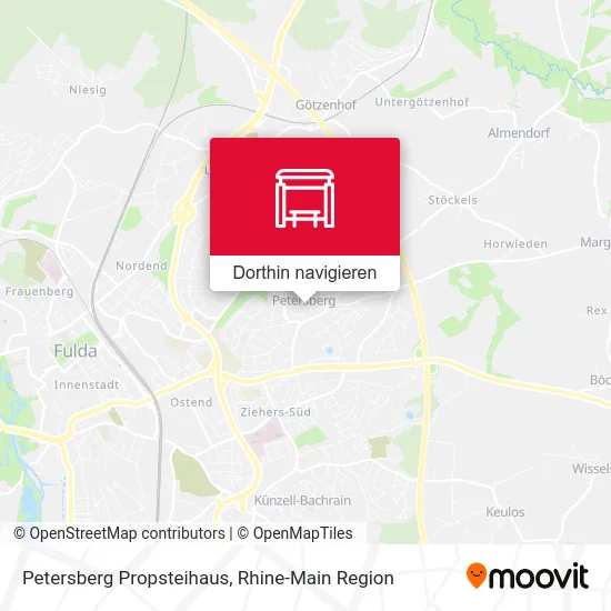 Petersberg Propsteihaus Karte