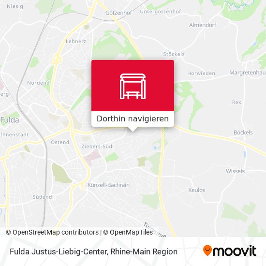 Fulda Justus-Liebig-Center Karte