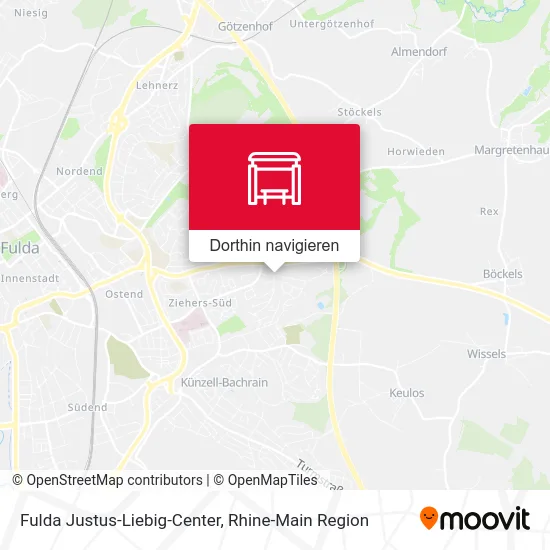 Fulda Justus-Liebig-Center Karte