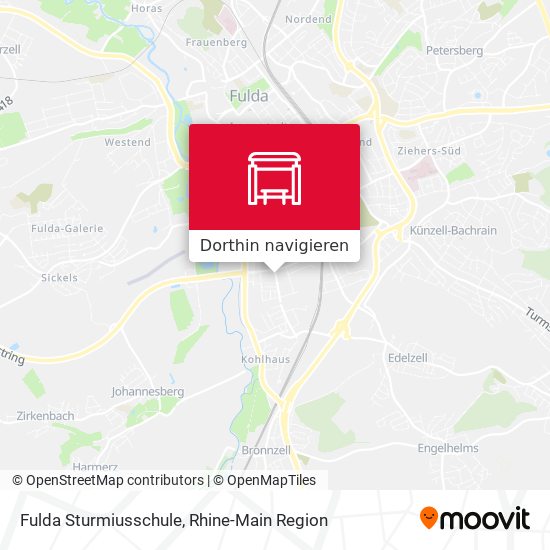 Fulda Sturmiusschule Karte