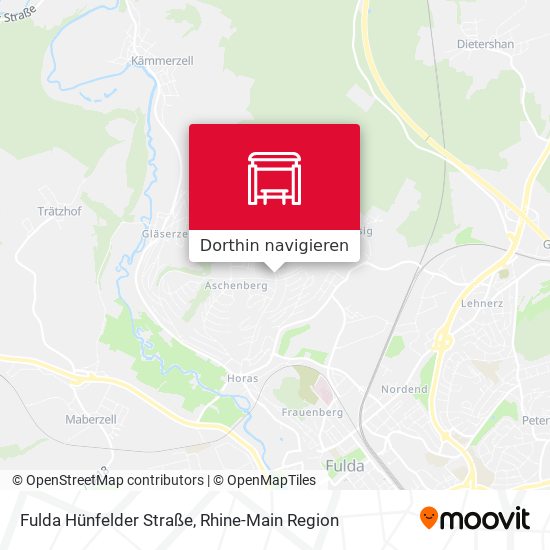 Fulda Hünfelder Straße Karte