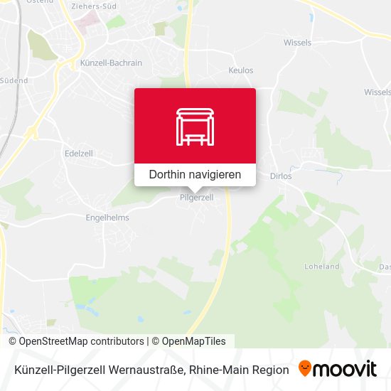 Künzell-Pilgerzell Wernaustraße Karte