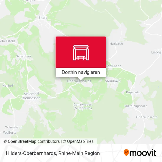 Hilders-Oberbernhards Karte