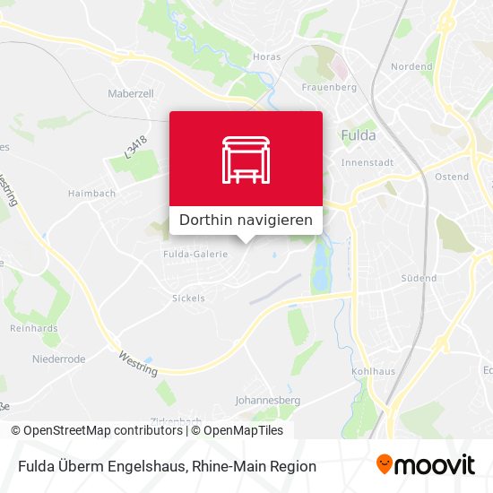 Fulda Überm Engelshaus Karte