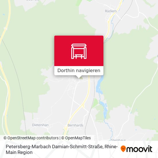 Petersberg-Marbach Damian-Schmitt-Straße Karte