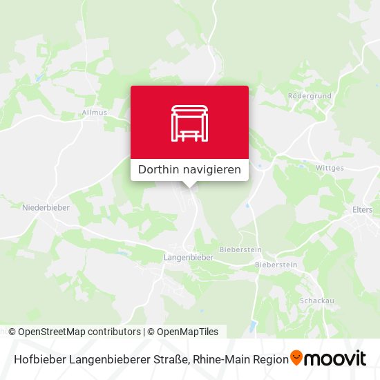 Hofbieber Langenbieberer Straße Karte