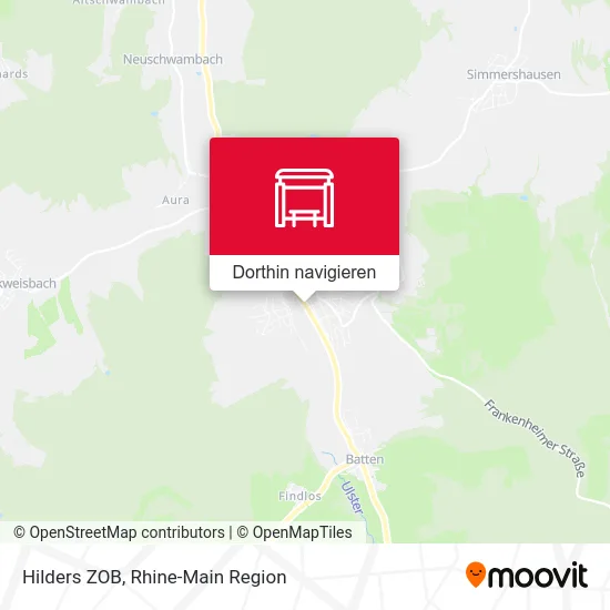 Hilders ZOB Karte