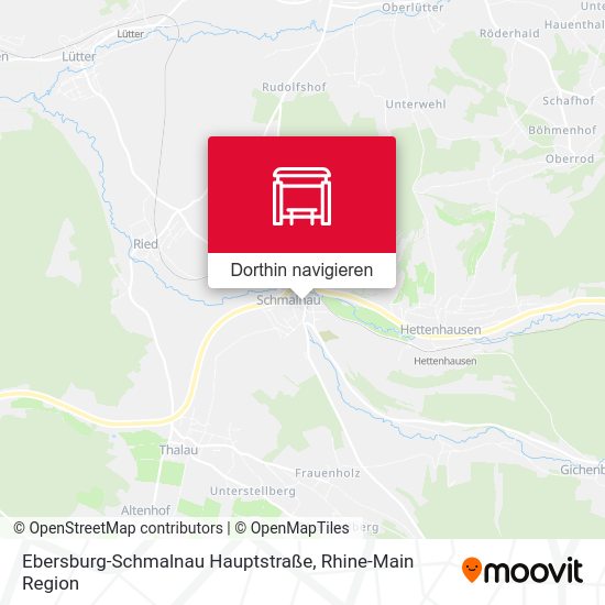 Ebersburg-Schmalnau Hauptstraße Karte