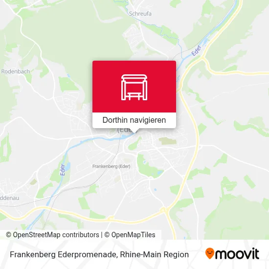 Frankenberg Ederpromenade Karte