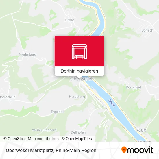 Oberwesel Marktplatz Karte