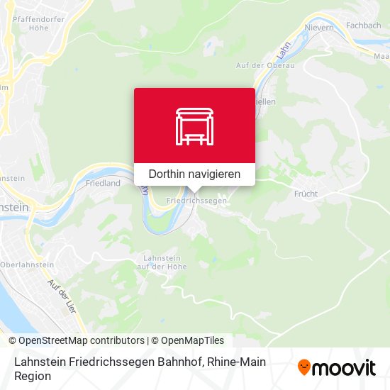 Lahnstein Friedrichssegen Bahnhof Karte