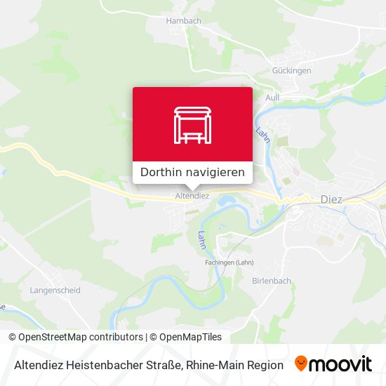 Altendiez Heistenbacher Straße Karte