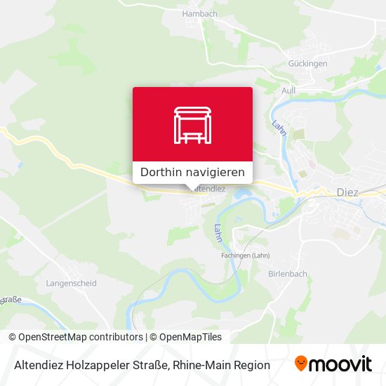 Altendiez Holzappeler Straße Karte