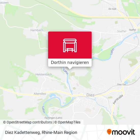 Diez Kadettenweg Karte