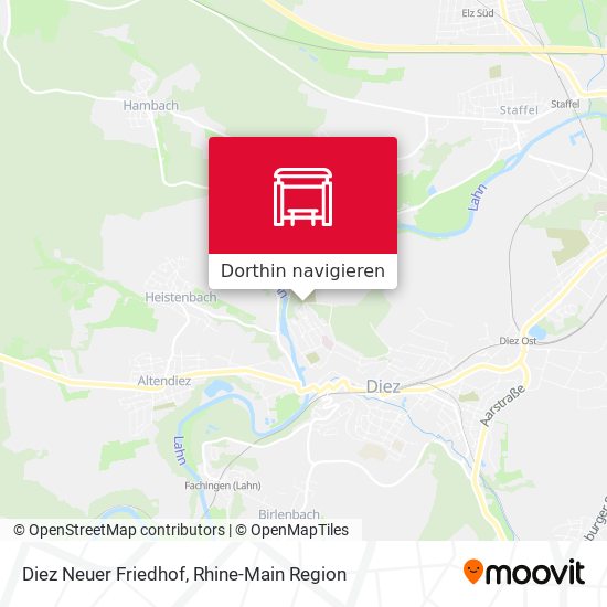 Diez Neuer Friedhof Karte