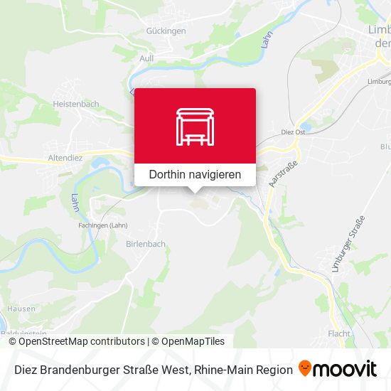 Diez Brandenburger Straße West Karte