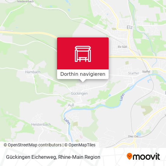 Gückingen Eichenweg Karte