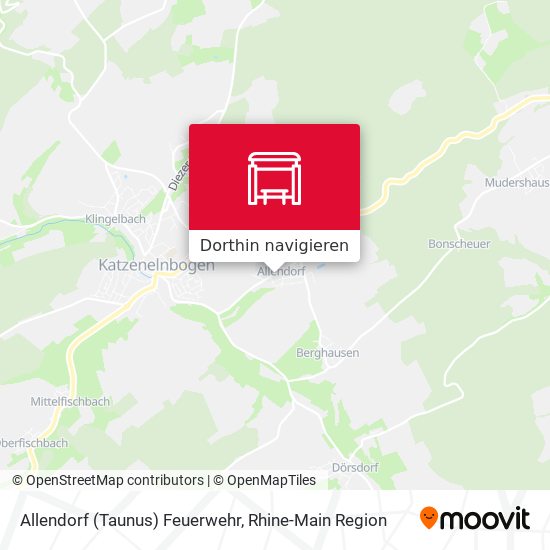 Allendorf (Taunus) Feuerwehr Karte