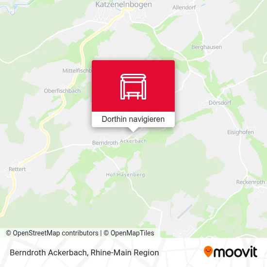 Berndroth Ackerbach Karte