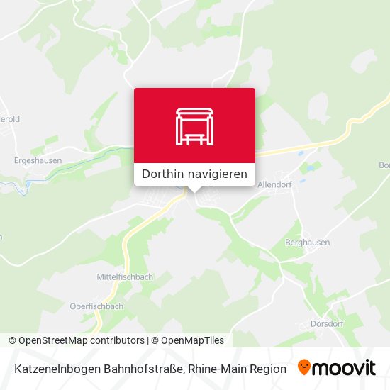 Katzenelnbogen Bahnhofstraße Karte