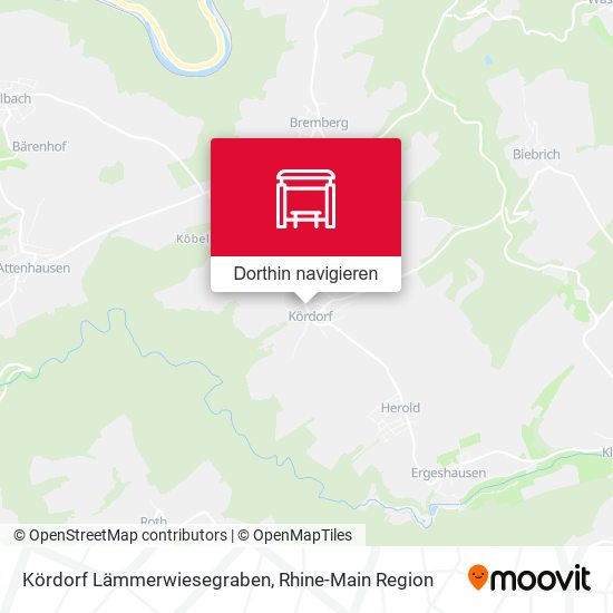 Kördorf Lämmerwiesegraben Karte