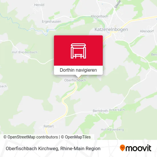 Oberfischbach Kirchweg Karte