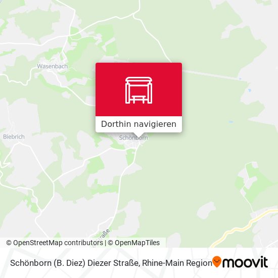 Schönborn (B. Diez) Diezer Straße Karte