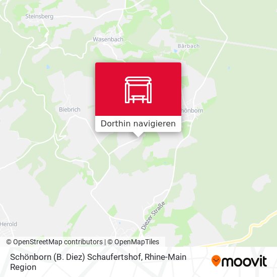 Schönborn (B. Diez) Schaufertshof Karte