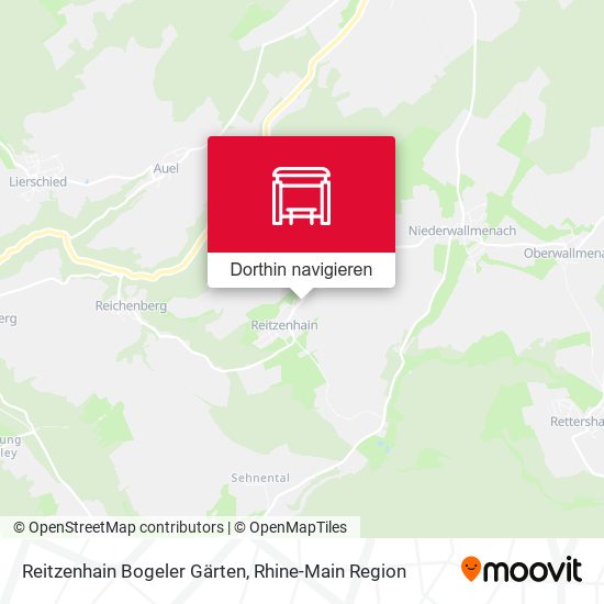 Reitzenhain Bogeler Gärten Karte