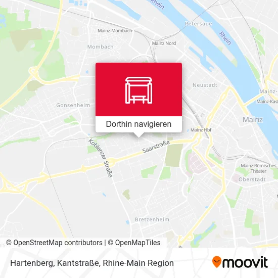 Hartenberg, Kantstraße Karte