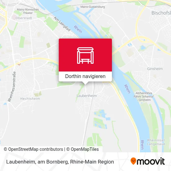 Laubenheim, am Bornberg Karte