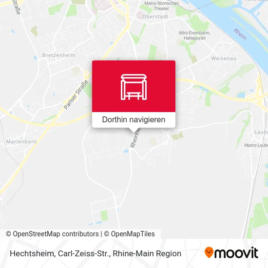 Hechtsheim, Carl-Zeiss-Str. Karte