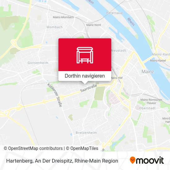 Hartenberg, An Der Dreispitz Karte