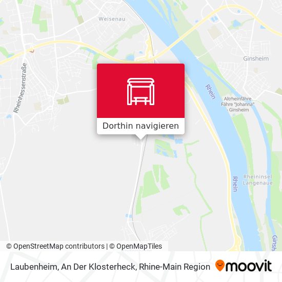 Laubenheim, An Der Klosterheck Karte