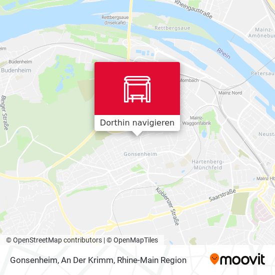 Gonsenheim,  An Der Krimm Karte