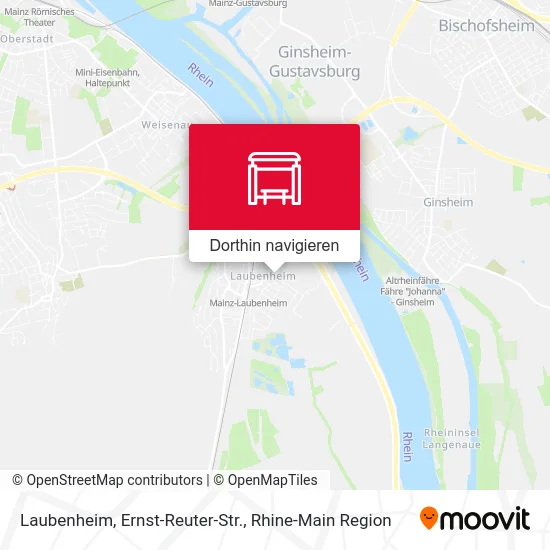 Laubenheim, Ernst-Reuter-Str. Karte