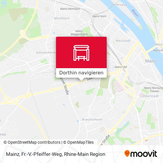 Mainz, Fr.-V.-Pfeiffer-Weg Karte