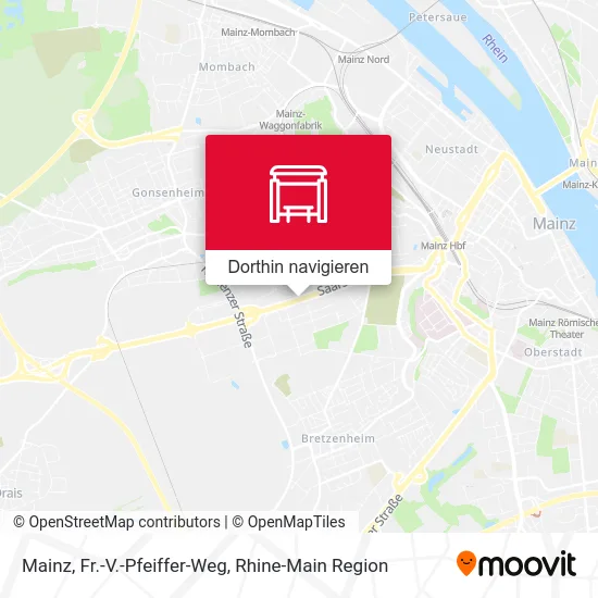 Mainz, Fr.-V.-Pfeiffer-Weg Karte